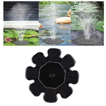 

8V 1.6W Garden Solar Fountain Pump Solar Panel Fountain Pump Birds Bath Garden Water Floating Sprinkler Tool