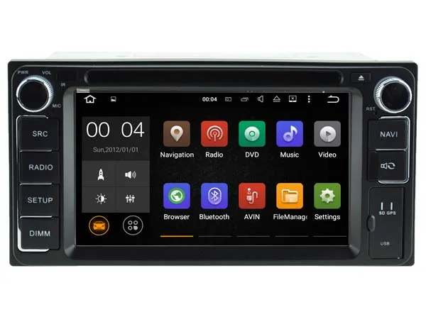 Android 7 1 Car Dvd Navi Player FOR TOYOTA UNIVERSAL OLD audio multimedia auto stereo support