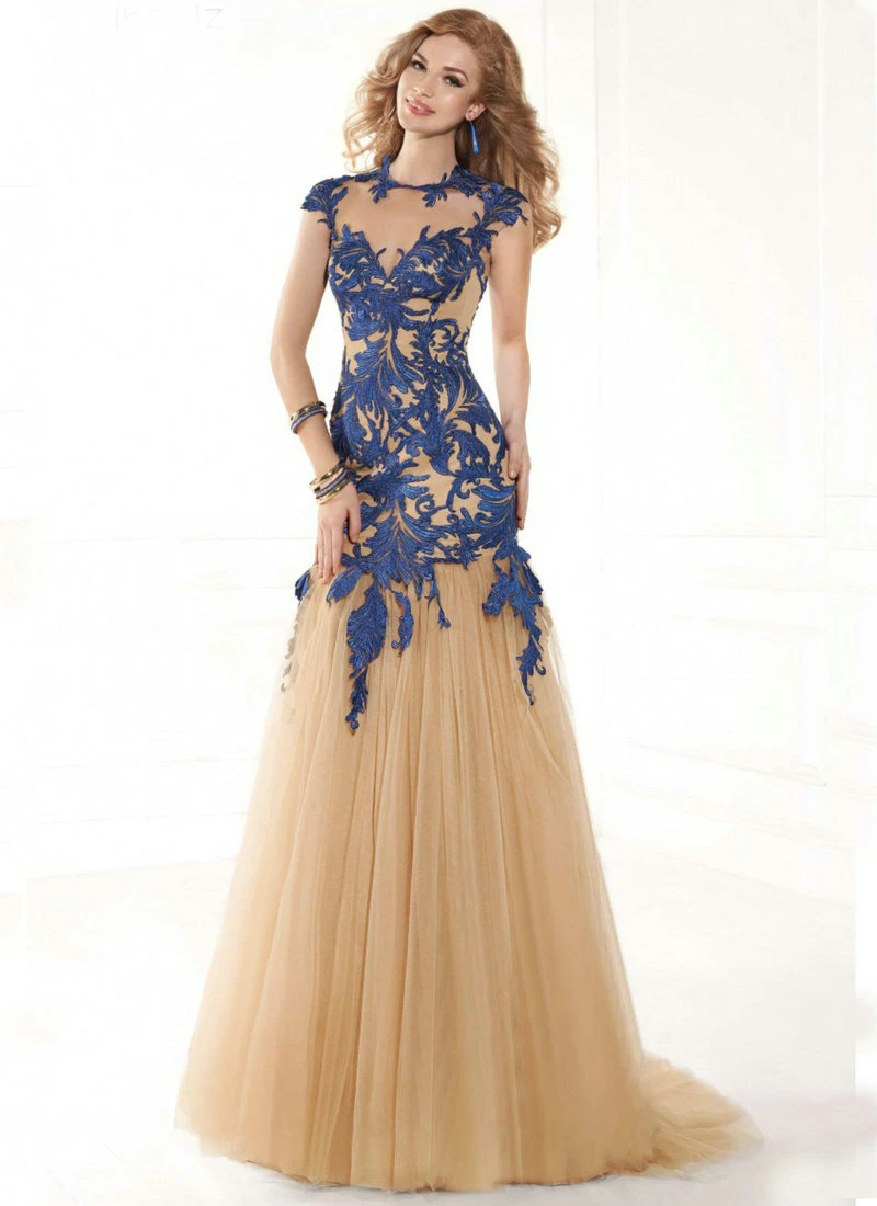 Champagne Party Dresses Long Dress 2015 ...