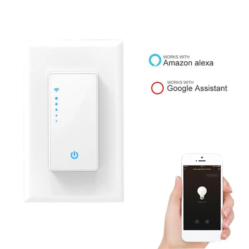 

T16S Smart Light Dimmer Touch Switch Wall-In 2.4GHz WiFi Wall Home Switch Engine Google Home Alexa Echo Wifi APP Control