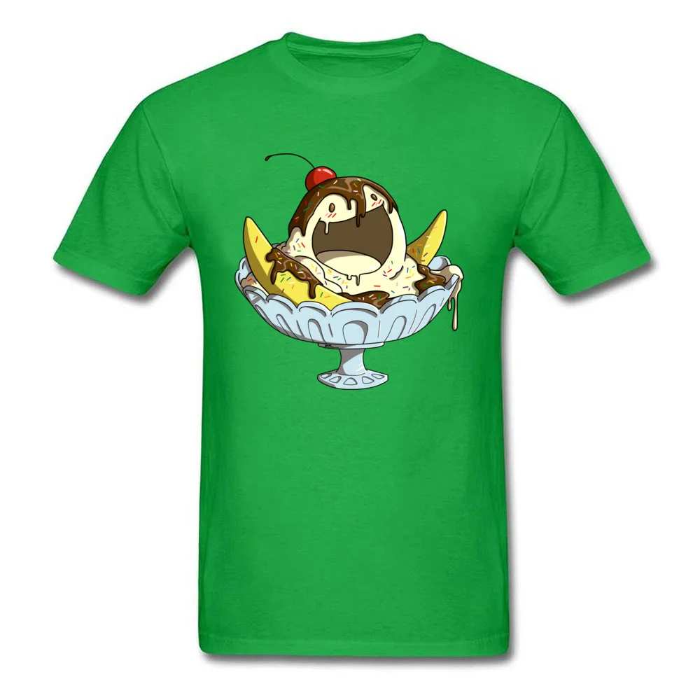 Ice Scream Summer Short Sleeve Tees Summer Autumn Round Neck Cotton Fabric Men Top T-shirts Summer Sweatshirts 2018 Popular Ice Scream green