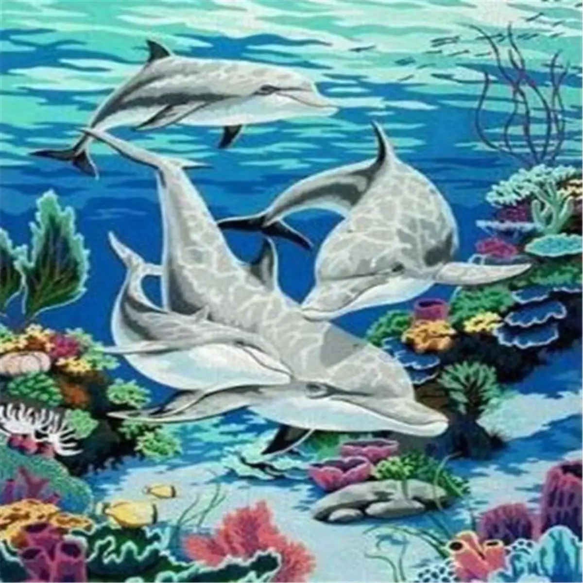 smart wall art dolphin on canvas smart wall art dolphin on canvas