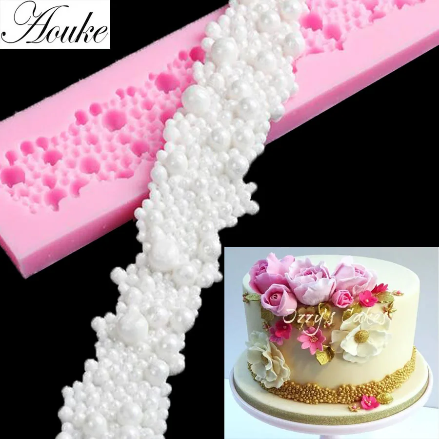 

1PCS Pear Shape Cake Round Side Shape Silicone Cake Mold,Fondant Bakware DIY G182