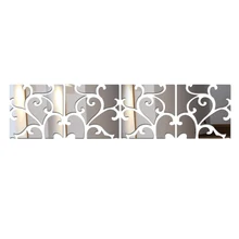 2016 New Diy Wall Stickers Home Decor Europe Acrylic Mirror Sticker Adesivo De Parede font b