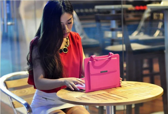 Бизнес кожаный чехол для Apple iPad воздуха 2 Чехол Smart Cover Сумочка Портативный PU кожаная сумка для iPad 6 Стенд чехол