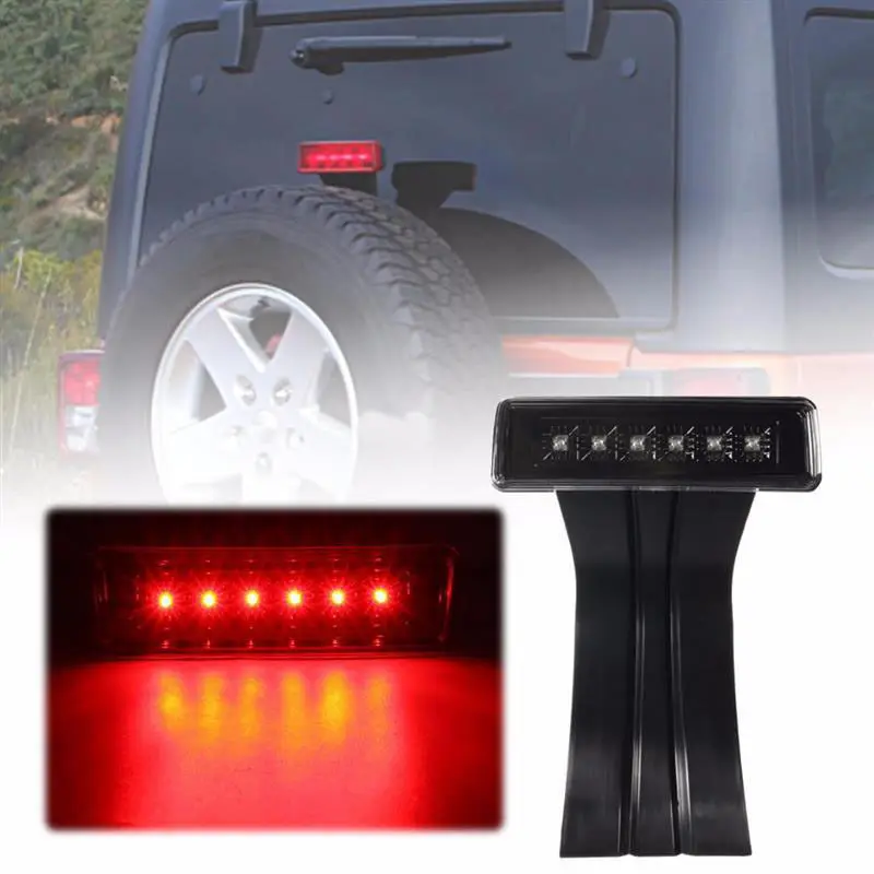 

For Jeep Wrangler 2007-2015 HMSL Tail lights High Mount 3rd Brake Stop Lamp