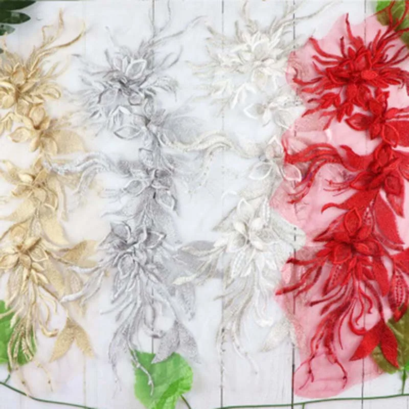 Винтажная футболка с цветочной вышивкой Qipao сетчатая и кружевная вышивка джинсы