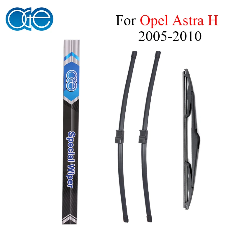 Koop Oge Voor En Achter Wisserbladen Fit Voor Opel Astra H 2005 2006 2007 2008 2009 2010 Rubber Voorruit Voorruit Auto Accessoires