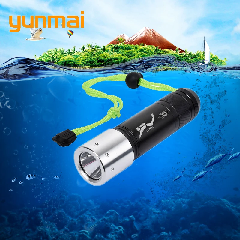 Водонепроницаемый xm-l t6 светодиодный фонарь для дайвинга подводного освещения светодиодный налобный фонарь Led 50 м подводный фонарик ИСПОЛЬЗОВАТЬ 18650 или AAA Батарея