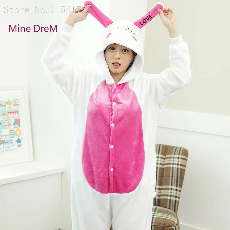 

Kigurumi Rabbit Anime adult onesies Pyjamas Cartoon Animal Cosplay Costume Pajamas adult Onesies Sleepwear Halloween