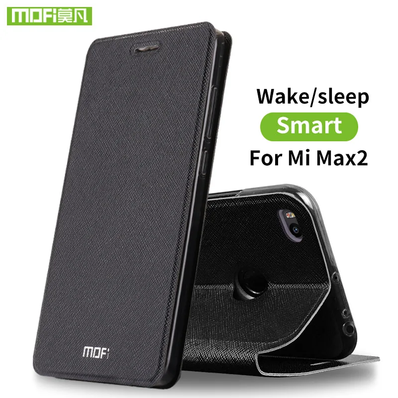 

For Xiaomi Mi Max 2 case for Xiaomi Mi Max 2 case cover silicon flip leather wallet Mofi for Xiaomi Mi Max 2 case 360 Max2 armor