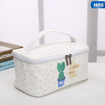 

Cosmetic Bags Cactus Makeup Bag Women Travel Organizer Professional Storage Brush Necessaries Make Up Case Beauty Toiletry Bag