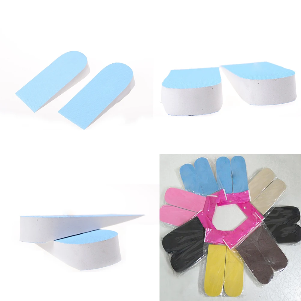 1Pair Unisex Shoe Insoles Half Insole Heighten Heel Insert Sports Shoes Pad Cushion Random 2.5cm Height Increase Insoles