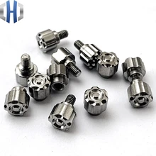 Толкатель из титанового сплава, складной нож, кнопка ножа, титановый сплав, ЧПУ, производство гвоздей, инструмент для открытия и закрытия, винты