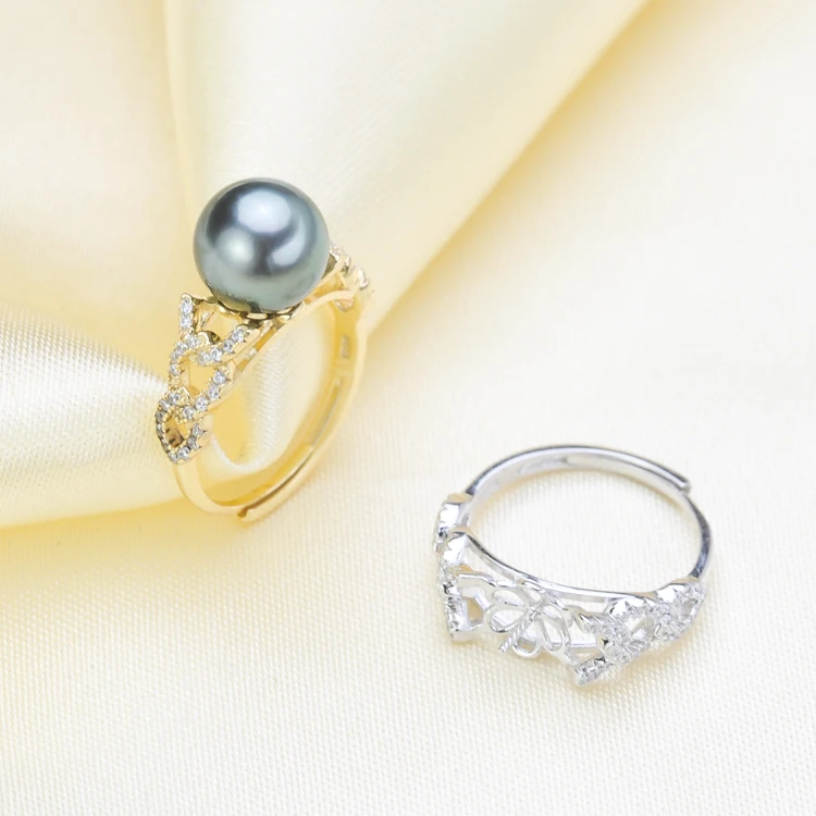 Buy S925 Sterling Silver Pearl Rings Settings