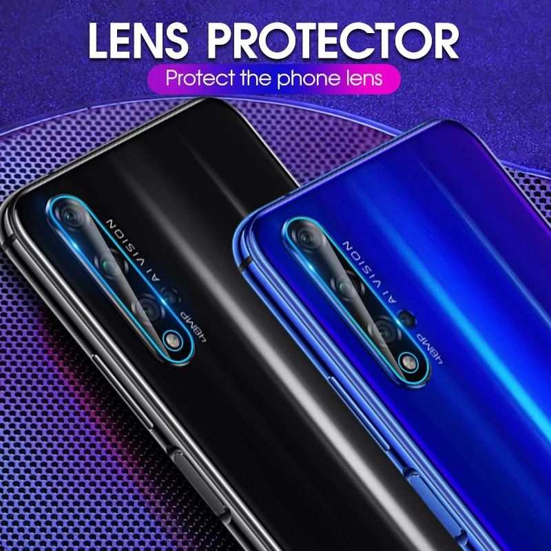 Закаленное стекло для Huawei Honor 20 Y6 Y7 Y9 P20 Lite P Smart 2019 Nova 5 Pro 2 шт. | Мобильные телефоны и