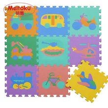 Meitoku bebé juego de Puzzle de espuma EVA mat/Transporte de Enclavamiento estera del piso, Cada 30 cm X 30 cm = 12 «X 12» 1 cm de Espesor