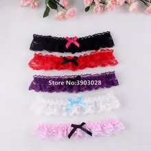 Свадебные Подвязки чисто белое кружевное с цветочным принтом и бантом сексуальные подвязки для Для женщин/женский/невесты/девушка кольцо на бедро Свадебные ног подвязка Loop2018