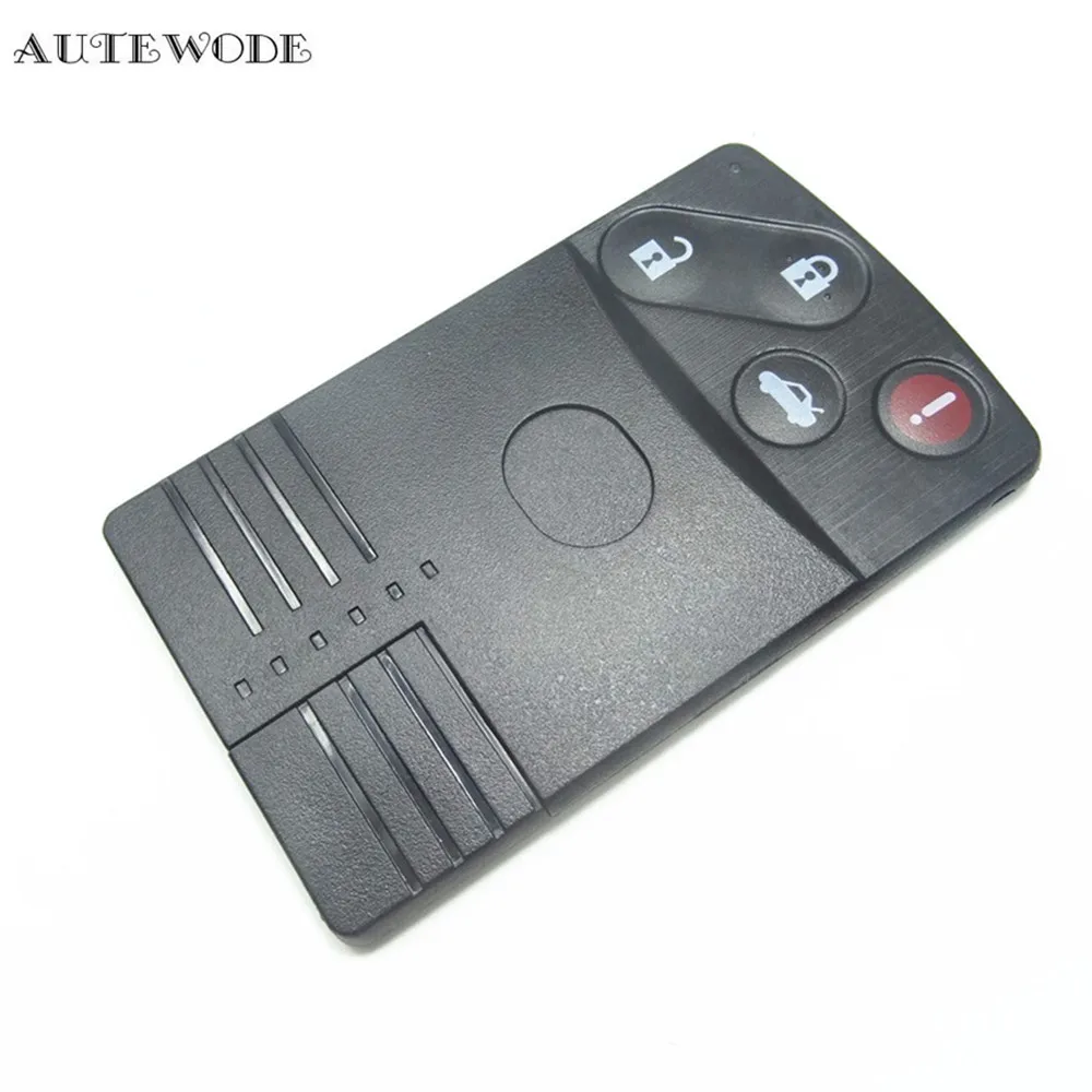 

AUTEWODE Replacement 4 BUTTONS Car Key Case Cover Shell fit for MAZDA 5 6 CX-7 CX-9 Miata Remote Smart Card Key 1 pc