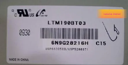 Новый LTM190BT03 LTM190BT 03 ЖК-экран разрешение 1440x900 Бесплатная доставка | Электроника