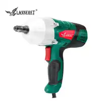 LANNERET 450W Corded 1/2" Electric Impact Wrench Gun 300N.m Max Torque,Two-Direction Rocker Switch,2 Sockets 17/19mm,21/23mm