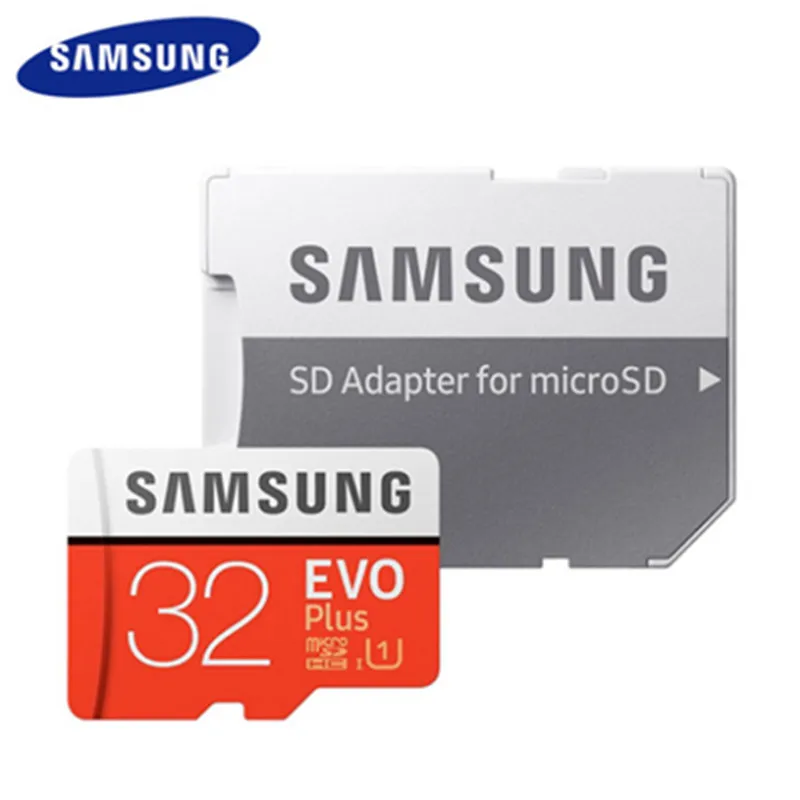 SAMSUNG Microsd карта 64G 128GB 32GB Micro SD карта 12GB класс 10 U3 U1 SDXC класс EVO+ Micro SD карта памяти TF Flash - Емкость: 32GB