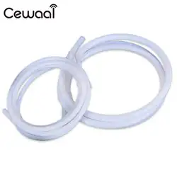 Cewaal 3D-принтеры Запчасти 1 м ptfe трубка для 1.75 мм расходных материалов id-2mm/od-4mm 2*4