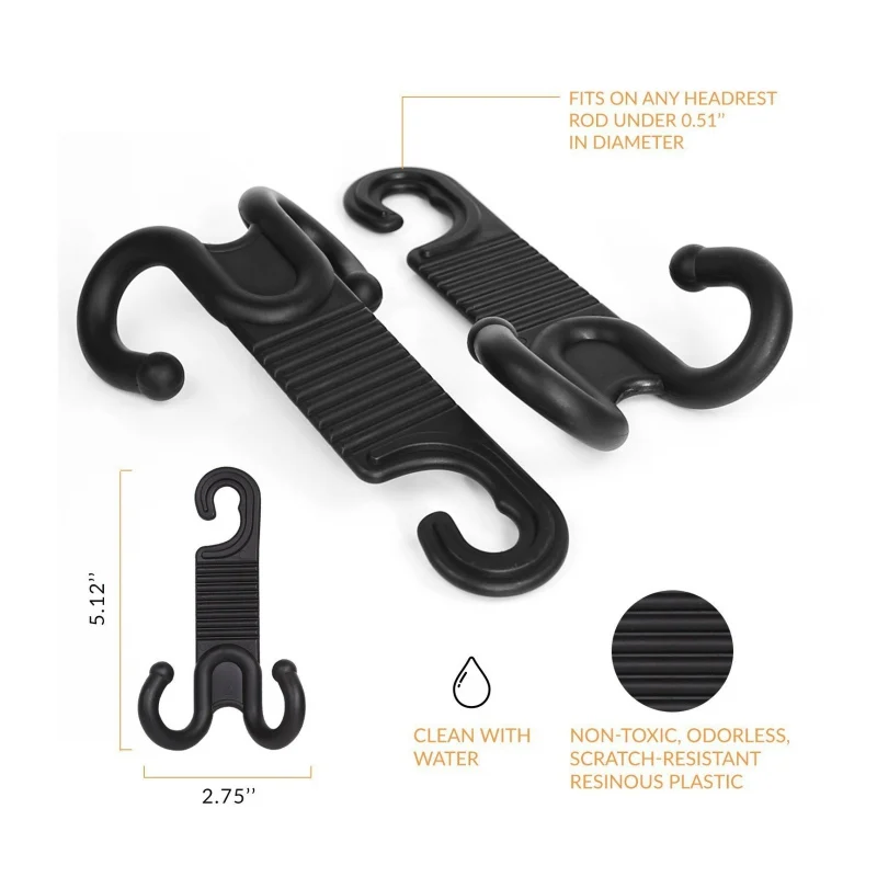 2 шт. автомобильный крючок на спинку сиденья грузовой органайзер держатель для