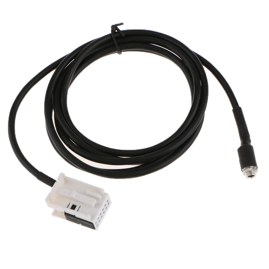 3.5mm Female Jack AUX AUDIO Cable Input Adapter For VW Golf 6 RCD510 RCD310