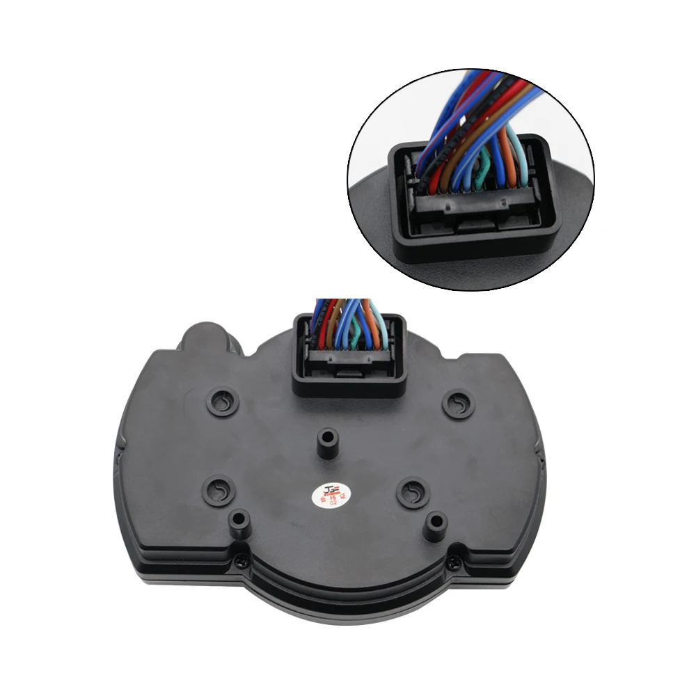 Motorcycle DC 12V 7 Color LCD Digital Display Tachometer Assembly Speedometer Odometer Dashboard Sensor Motorbike Instrument (9)