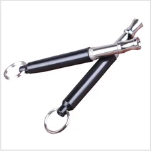 1Pcs Pet Dog Cat Training Obedience Black Whistle Ultrasonic Supersonic Sound Pitch Quiet Trainning Whistles Pets Supplies pet dog whistle training obedience sound silver