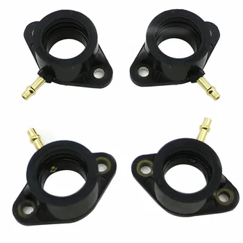 

4pcs Carburetor Interface Intake Manifold Glue Adapter For Kawasaki Z400 Z500 KZ550 Z 400/500 1980 1981 1982 1983 80-83 Moto