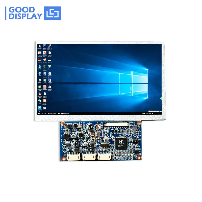 

Free Shipping 7.0 inch TFT lcd module 800*480/RGB interface with VIDEO,VGA input/for car-computer