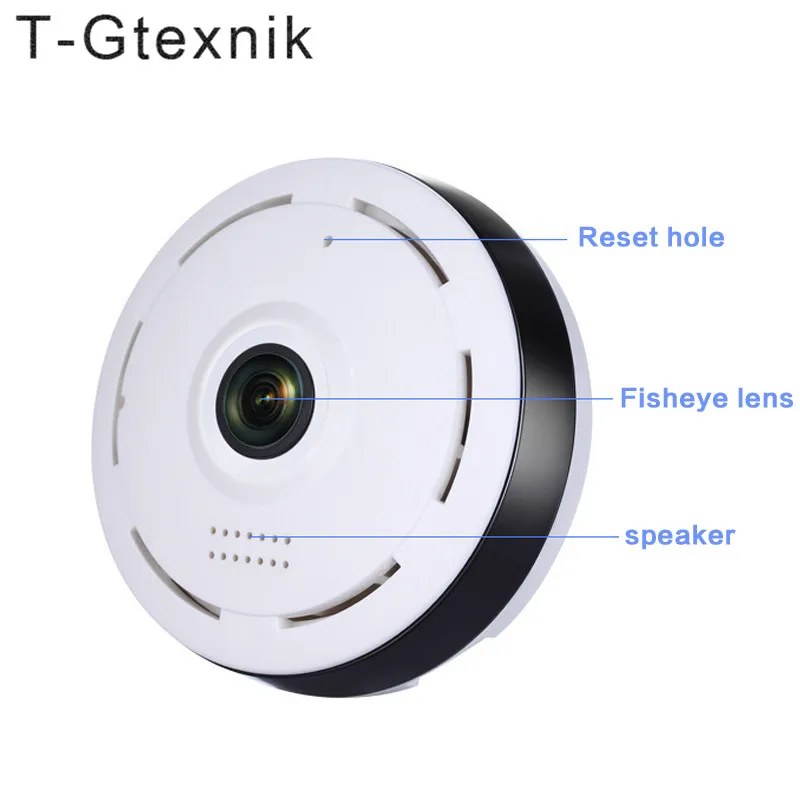 

T-Gtexnik Mini Camera 360 Degree 1080P HD Night Vision Mini Camera Wireless Wifi 2.4GHZ Panoramic 3D VR Camcorders Wide Angle