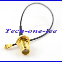 10 шт./лот Mini PCI U. FL к SMA разъем Телевизионные антенны Wi-Fi помощью соединительного кабеля IPX для расширения SMA