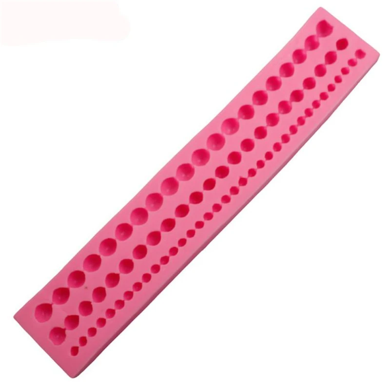 2018 New Creative  DIY Pearl String Paste Bead Clay Mold Fondant Cake Silicone Tool Decor Easy operation Hot C0402#30          04