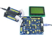 ATMEL макетная плата AVR плата расширения DVK501 MCU PCF8563 DS18B20 MAX3232 PS/2 MAX485 светодиодный для AVR ATMega серии MCUs