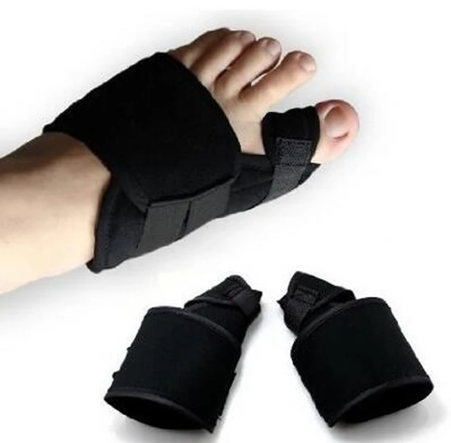 1 пар/лот вальгусная деформация pro коррекция носка большой палец лента физическая обезболивающая большая кость корректор пальца магнитный пояс