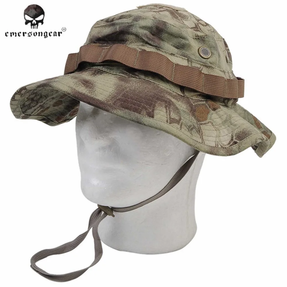 

EMERSON Boonie Hat Military Tactical Army Hat Anti-scrape Grid Fabric Camouflage Hunting MR EM8737