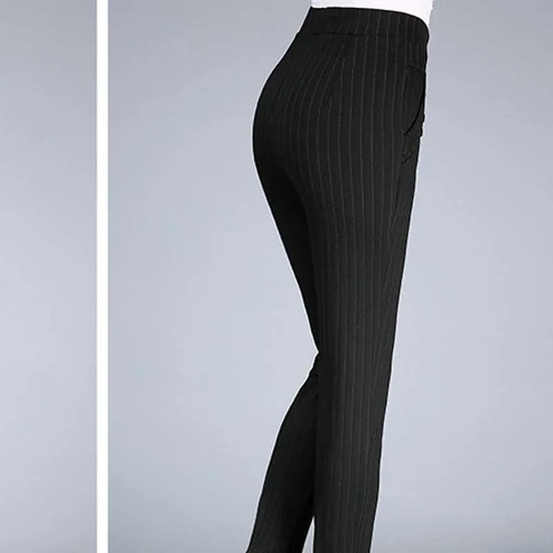Pantalones gris Y E Oscuro Otoño Mediana Pxos49xsj Invierno Carga plata Edad gris Madre Con Rectos De Mujer Negro rwqgAr6