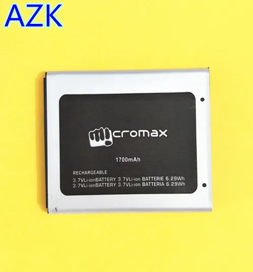 

AZK 1PCS New 100% High Quality 1700mAh Micromax Q335 Battery for Micromax Q335 mobile phone +track code