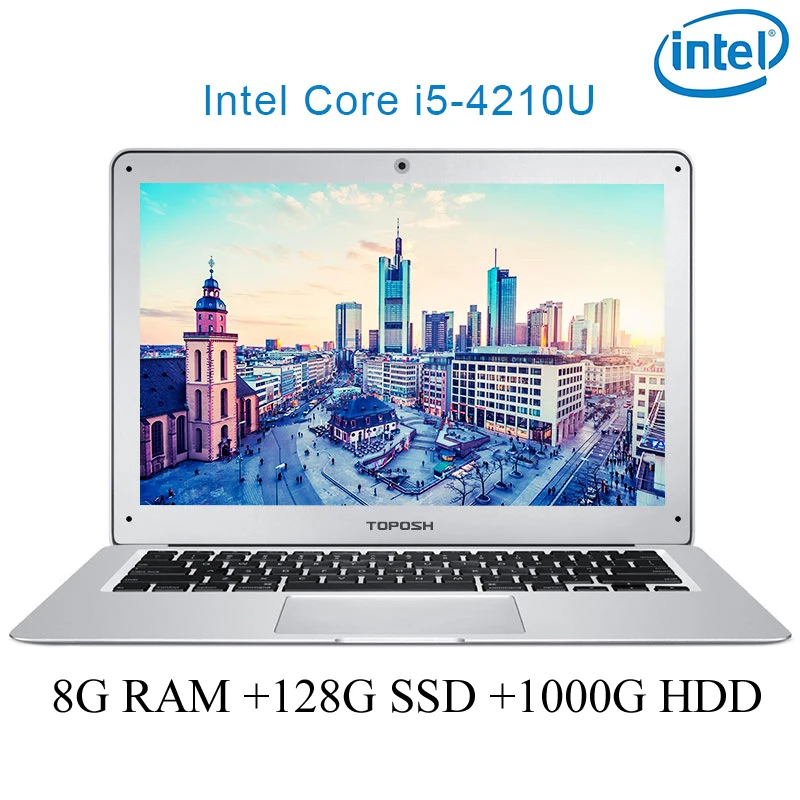 

P7-02 8G RAM 128G SSD 1000G HDD i5 4210U 14" Untral-thin notebook Gaming laptop desktop computer