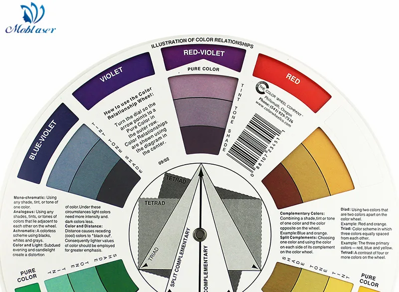 Цветные колеса для тату, пигмент, Цветной Круг, Перманентный макияж, аксессуары, цветные колеса, Микро Пигмент, руководство по смешиванию цветов