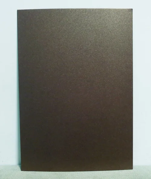50 листов А5 перламутровая цветная бумага DIY для изготовления открыток Переливающаяся бумага - Цвет: A5 Brown