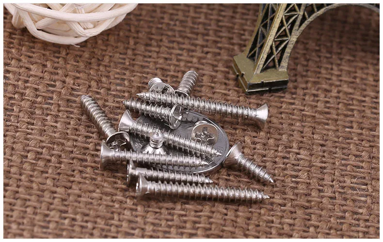 Nickel Plated Countersunk Head Tapping Head Flat Head Tapping Screw Electronic Screw M1 M1.2 M1.4 M1.7 M2  1PCS 1000Pcs