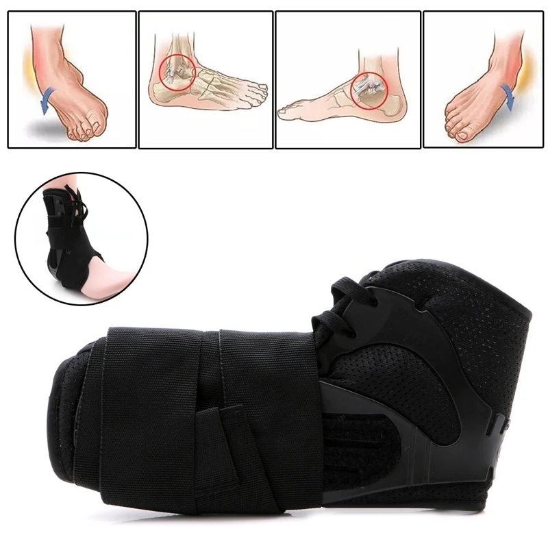 HBB медицинские ремешки лодыжки Регулируемый Ортез для ног стабилизатор лодыжки ремешки Спортивная поддержка защита щиколотки