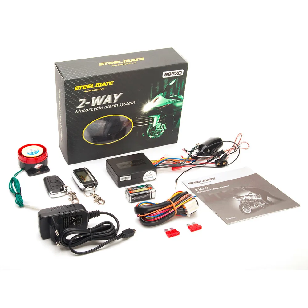 

2016 Newest Motorcycle Anti-theft Security Alarm System LCD Display Remote Control 986XO Useful!