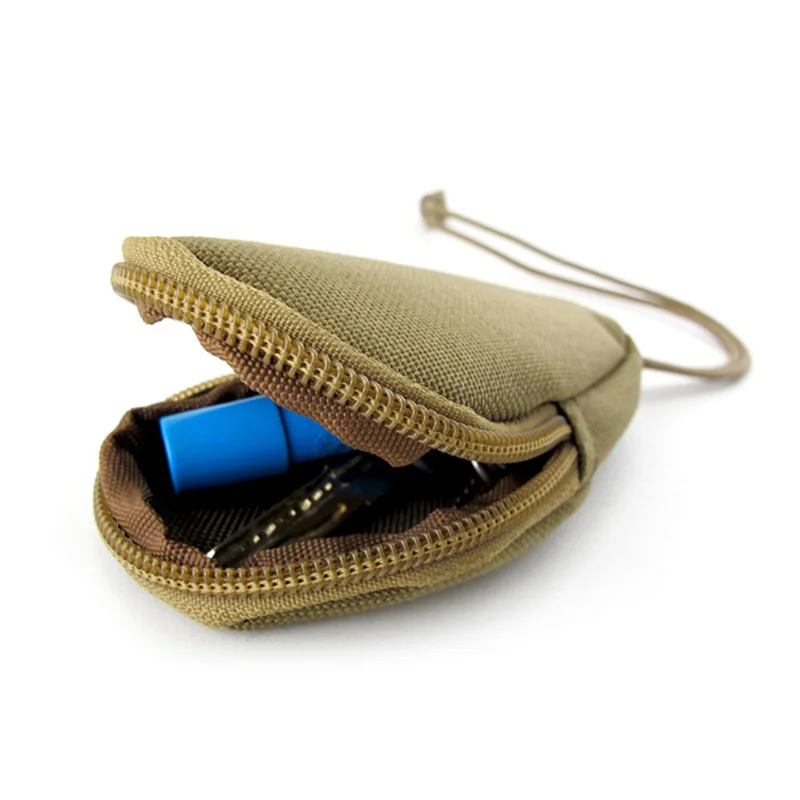 Ткань Оксфорд Водонепроницаемая износостойкая камуфляжная тактическая аксессуары с зажимом Поклонники военного стиля сумка для ключей WML99