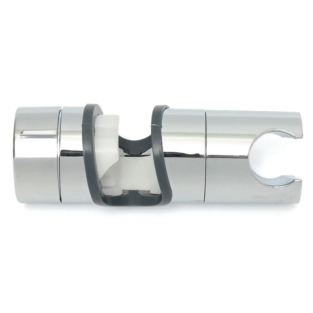 19 25mm Chrome Shower Rail Head Slider Holder Adjustable Clamp Holders