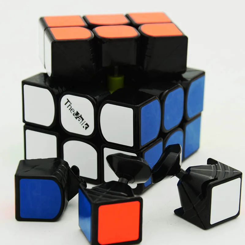 Qiyi Mofangge Valk3 3x3x3 черный или без наклеек 3 слоя скоростной куб Valk 3 Cubo Magico профессиональные забавные игрушки для детей 555 мм